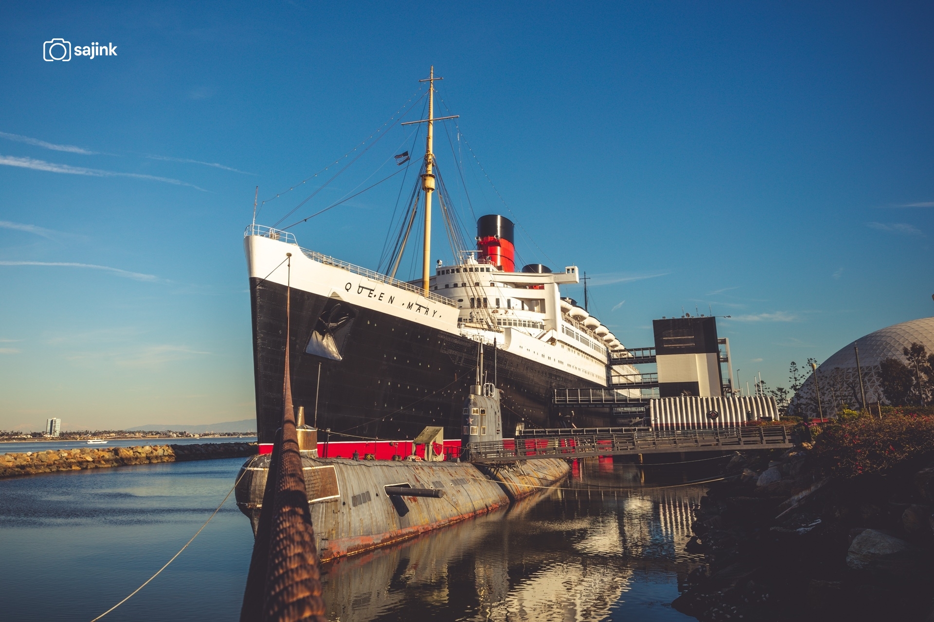 The Queen Mary, Long Beach, California